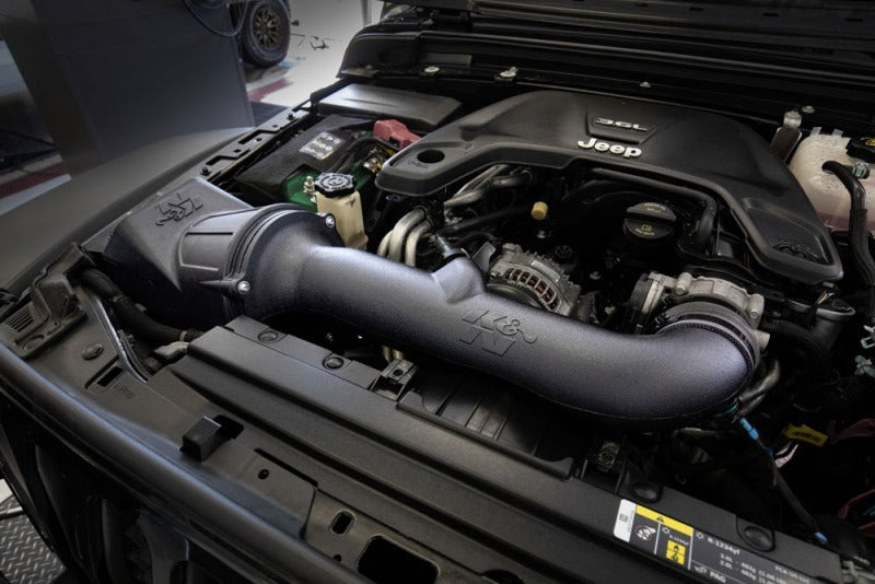 Load image into Gallery viewer, K&N Dryflow Air Intake System Jeep Wrangler Jl V6-3.6L F/I 18-23