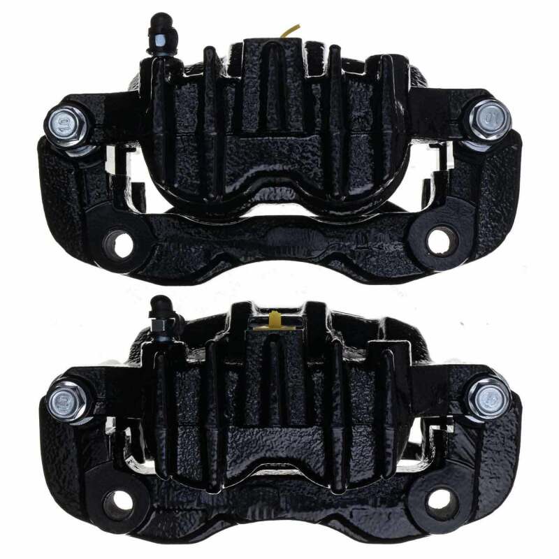 Load image into Gallery viewer, Power Stop 2000 Ford Excursion Rear Black Caliper - Pair w/Bracket