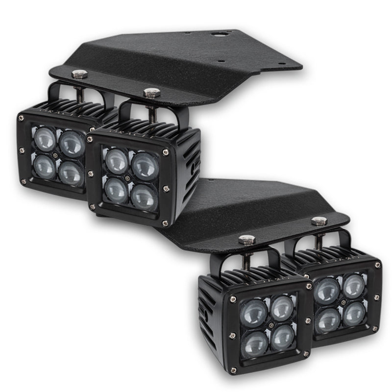 Load image into Gallery viewer, Oracle 10-14 Ford Raptor Fog Light Replacement Brackets/Lights