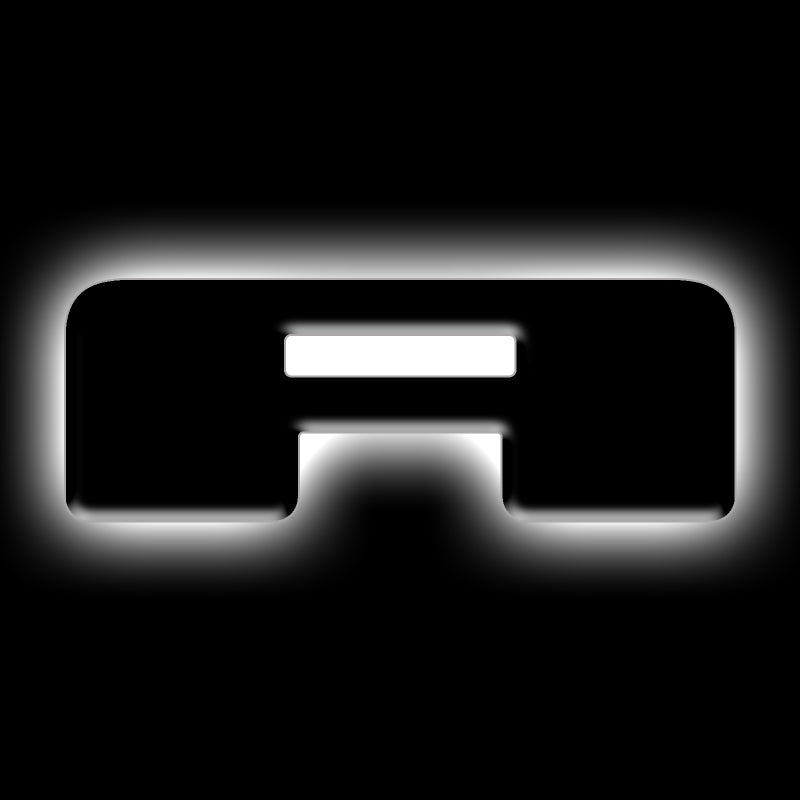 Load image into Gallery viewer, ORACLE Lighting Universal Illuminated LED Letter Badges - Matte Blk Surface Finish - A
