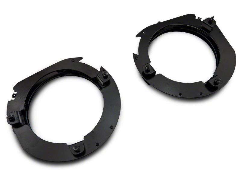 Load image into Gallery viewer, Raxiom 18-23 Jeep Wrangler JL 7-In Headlight Retro-Fit Kit w/ Harness- Black Housing (Clear Lens)