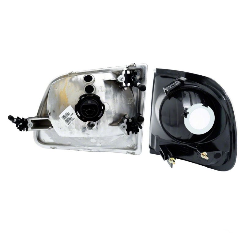 Load image into Gallery viewer, Raxiom 97-03 Ford F-150 G2 Euro Headlights w/ Parking Lights- Black Housing (Clear Lens)