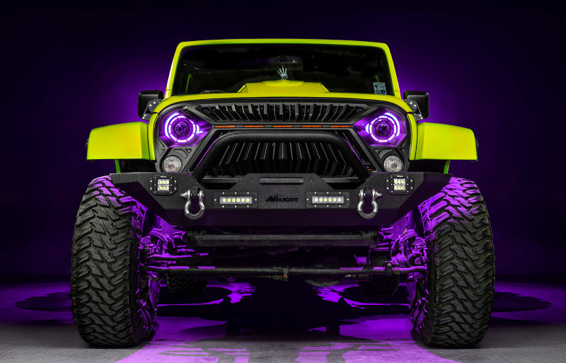 Load image into Gallery viewer, ORACLE Lighting 0718 Jeep Wrangler JK Oculus 7in ColorSHIFT Bi-LED Projector Headlights