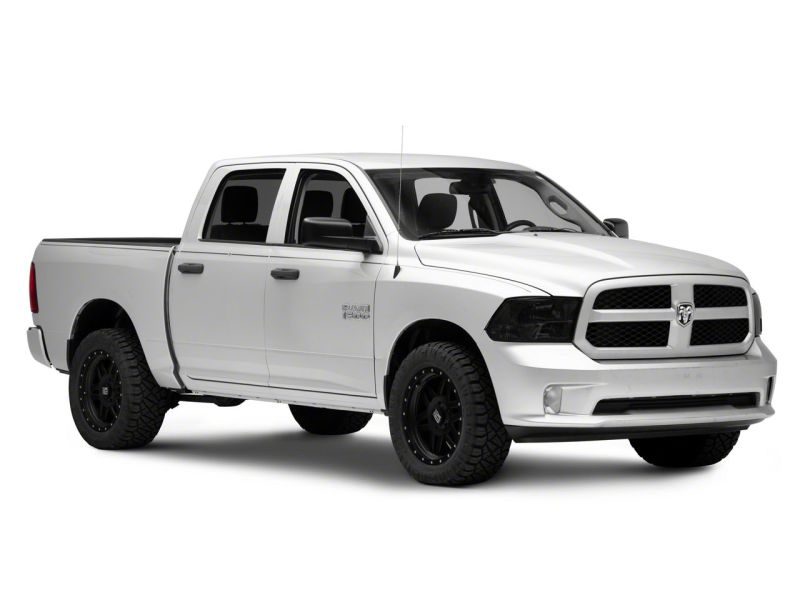 Load image into Gallery viewer, Raxiom 09-18 Dodge RAM 1500 Axial OEM Rep Headlights w/ Dual Bulb- Chrome Housing (Smoked Lens )