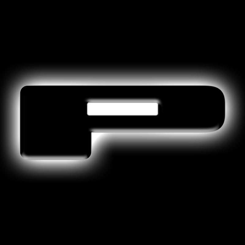 Load image into Gallery viewer, ORACLE Lighting Universal Illuminated LED Letter Badges - Matte Blk Surface Finish - P