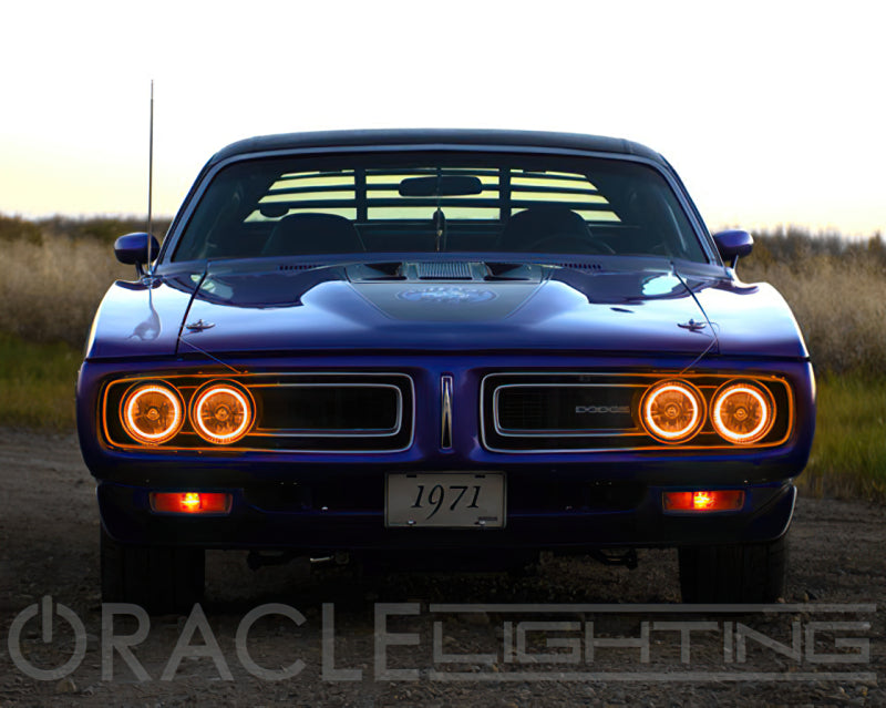Load image into Gallery viewer, Oracle Pre-Installed Lights 5.75 IN. Sealed Beam - Amber Halo