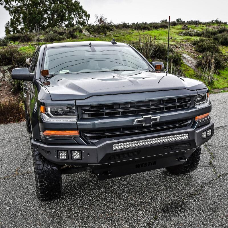 Load image into Gallery viewer, Westin 16-19 Chevy/GMC Silverado/Sierra 1500 Pro-Mod Front Bumper - Textured Black