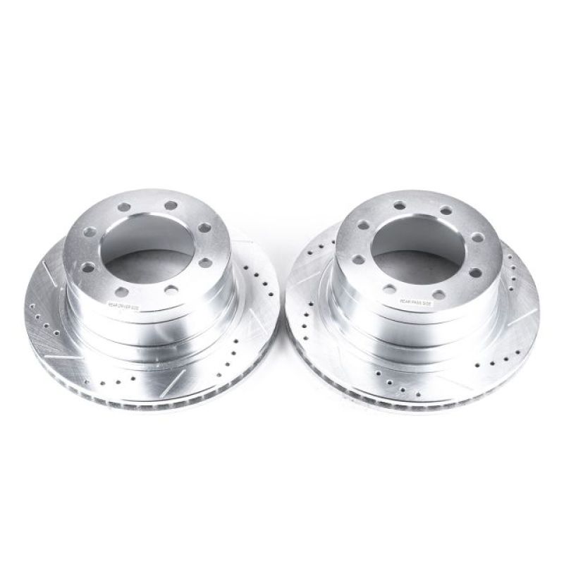 Load image into Gallery viewer, Power Stop 06-08 Dodge Ram 1500 Rear Evolution Drilled & Slotted Rotors - Pair