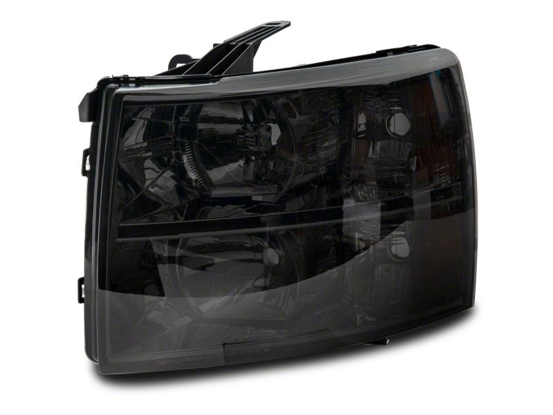 Load image into Gallery viewer, Raxiom 07-14 Chevrolet Silverado 1500 HD Axial OEM Rep Headlights- Chrome Housing- Smoked Lens