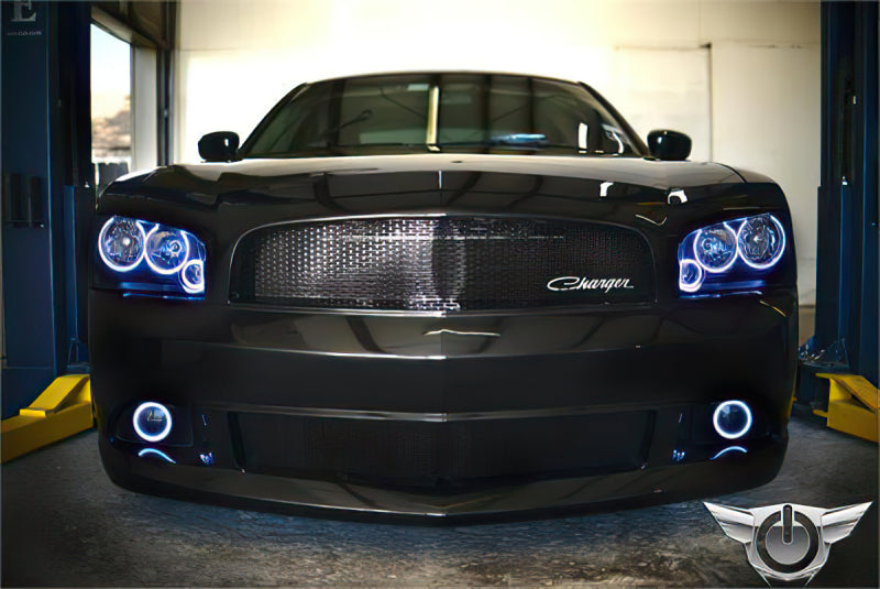 Load image into Gallery viewer, Oracle Dodge Charger 05-10 Triple Ring Halo Kit - ColorSHIFT