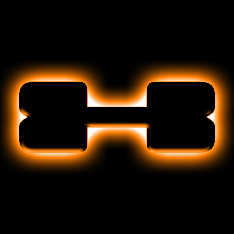 Load image into Gallery viewer, ORACLE Lighting Universal Illuminated LED Letter Badges - Matte Blk Surface Finish - X