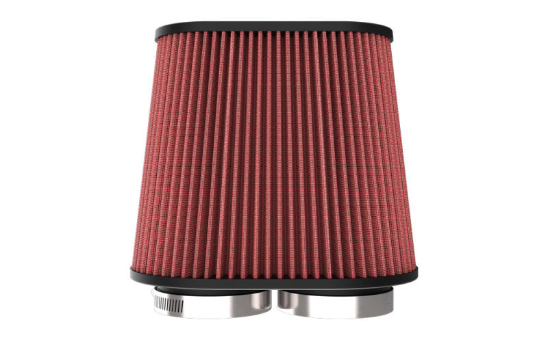 Load image into Gallery viewer, K&N Universal Clamp-On Air Filter 3in Dual Flange 9in x 6in Base 7.5in x 3.688in Top 7.5in Height