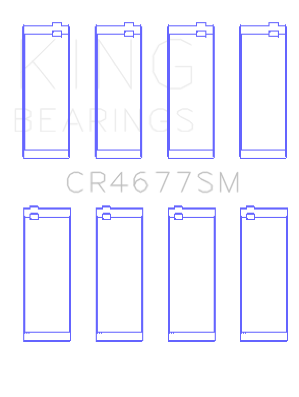 Load image into Gallery viewer, King Engine Bearings Opel 1.6 Turbo A16LET A16NET Z16LET (Size +0.50mm) Connecting Rod Bearing Set