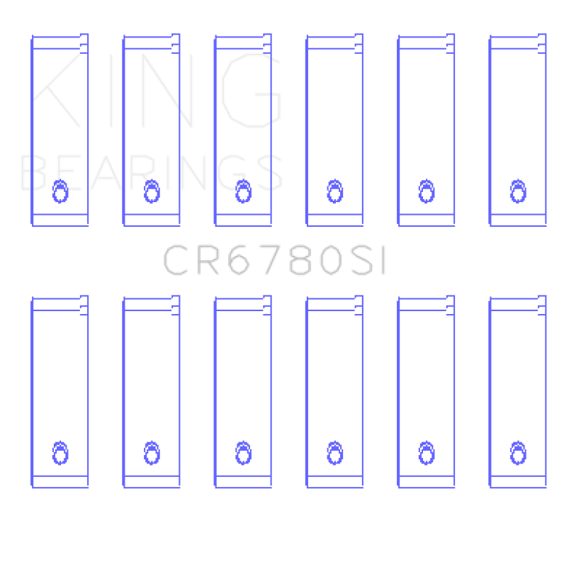 Load image into Gallery viewer, King Engine Bearings Chrysler 2.7L (Size +0.75mm) Connecting Rod Bearing Set