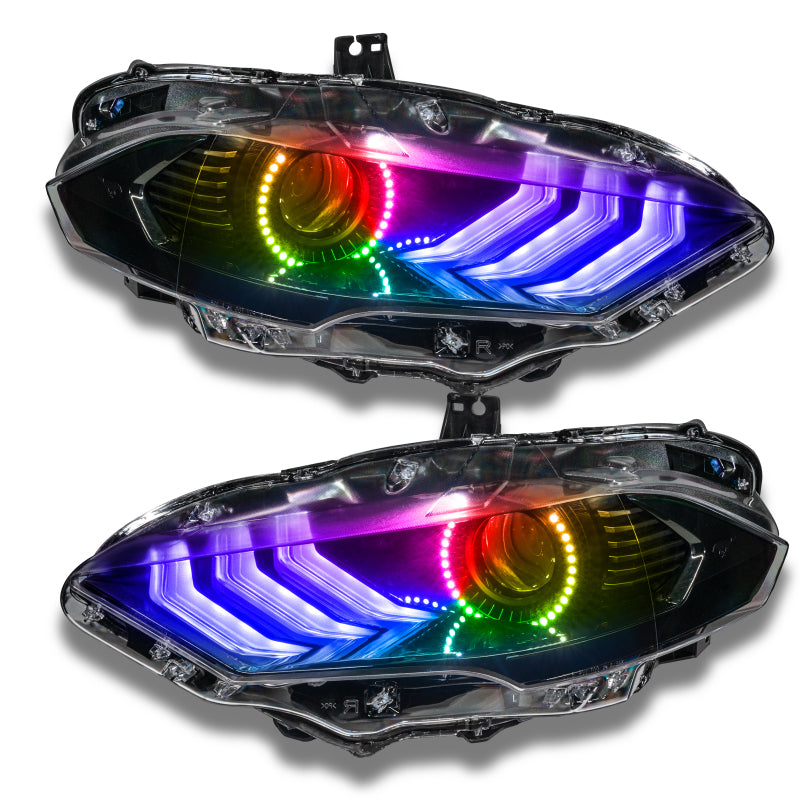 Load image into Gallery viewer, Oracle 18-21 Ford Mustang Dynamic DRL w/ Halo Kit & Sequential Turn Signal - ColorSHIFT