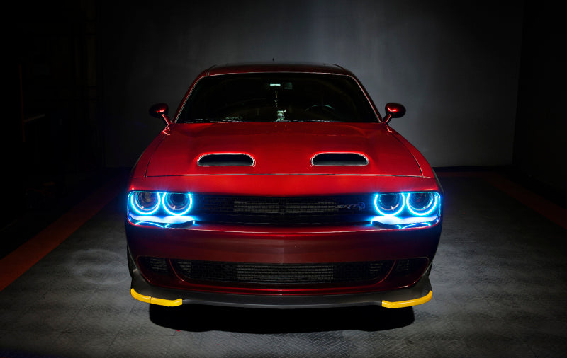 Load image into Gallery viewer, Oracle 15-21 Dodge Challenger Dynamic Surface Mount Headlight Halo Kit - - Dynamic