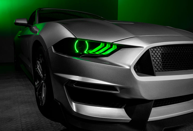 Load image into Gallery viewer, Oracle 18-21 Ford Mustang Dynamic DRL w/ Halo Kit & Sequential Turn Signal - ColorSHIFT