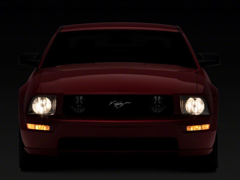 Load image into Gallery viewer, Raxiom 05-09 Ford Mustang Axial Series OEM Style Rep Headlights- Chrome Housing- Smoked Lens