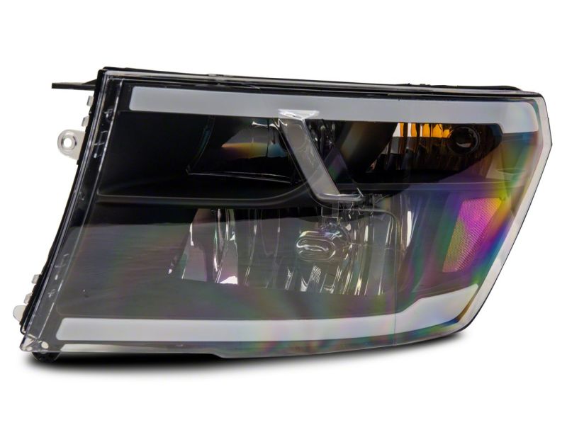 Load image into Gallery viewer, Raxiom 09-18 Dodge RAM 1500/2500/3500 Axial Headlights w/ SEQL LED Bar- Black Housing (Clear Lens)