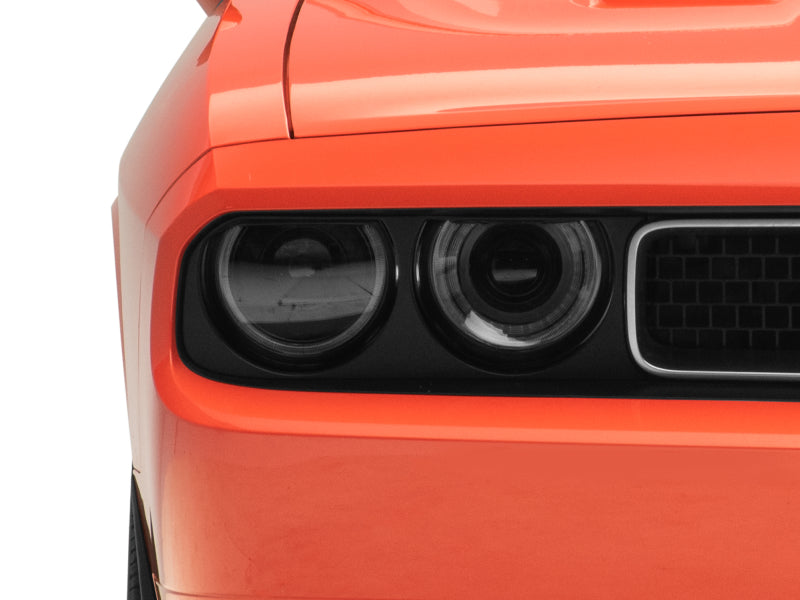 Load image into Gallery viewer, Raxiom 08-14 Dodge Challenger Halo Projctr Headlights w/Sequential Turn Signals-Blk Hsng(Clear Lens)