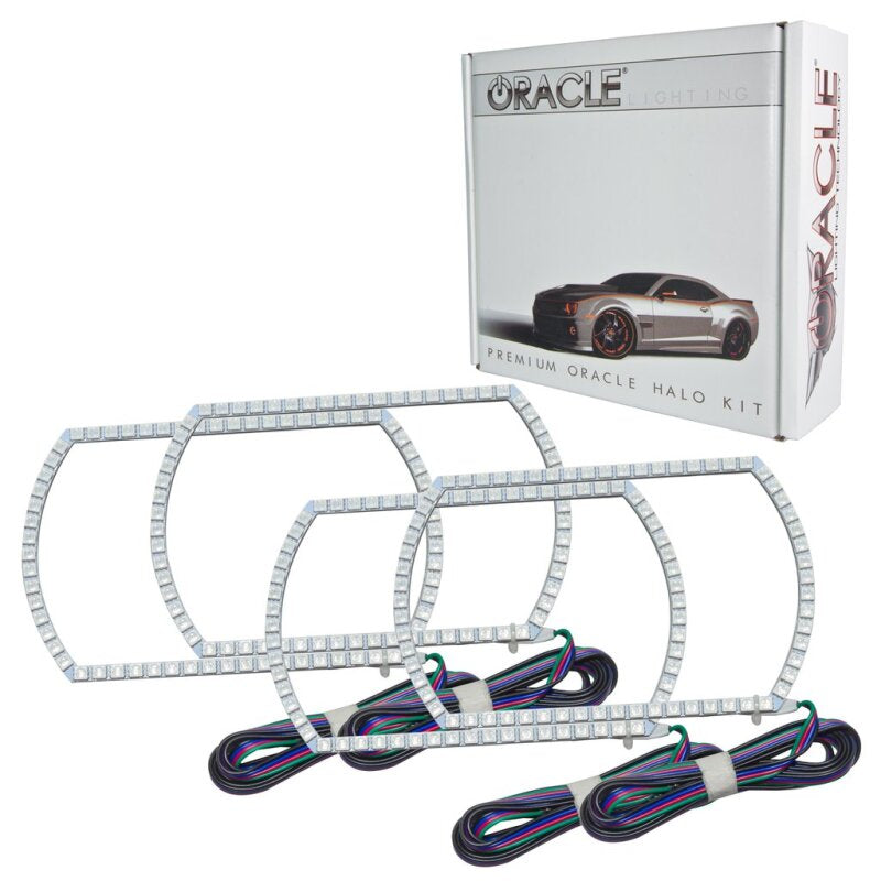 Load image into Gallery viewer, Oracle Chevy Silverado 07-13 Halo Kit Square Style - ColorSHIFT w/ 2.0 Controller