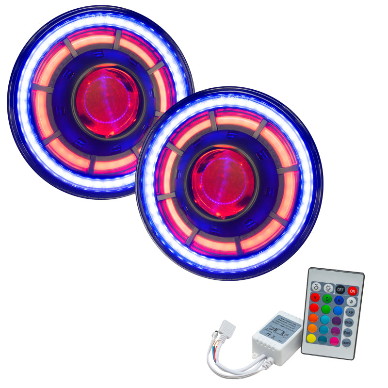 Load image into Gallery viewer, ORACLE Lighting 0718 Jeep Wrangler JK Oculus 7in ColorSHIFT Bi-LED Projector Headlights