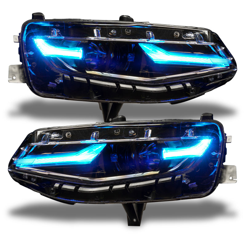 Load image into Gallery viewer, Oracle 19-21 Chevy Camaro LS/LT RGB+A Headlight DRL Kit - ColorSHIFT w/ BC1 Controller