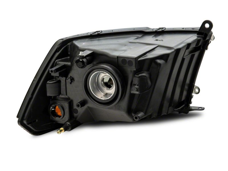 Load image into Gallery viewer, Raxiom 09-18 Dodge RAM 1500 Axial OEM Rep Headlights w/ Single Bulb- Chrome Housing (Smoked Lens)