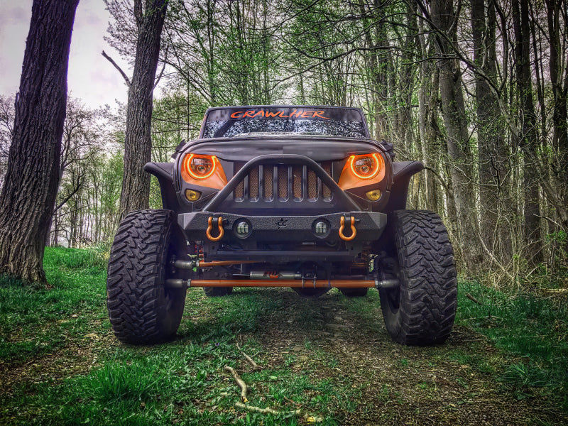 Load image into Gallery viewer, Oracle 7in High Powered LED Headlights - Black Bezel - ColorSHIFT No Controller