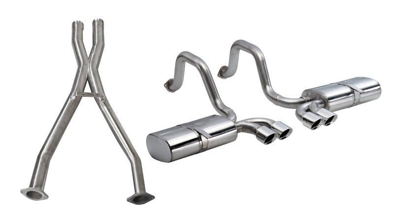 Load image into Gallery viewer, CORSA 97-04 Corvette C5 Sport 2.5 Cat-Back Exhaust System 4in Twin Tips