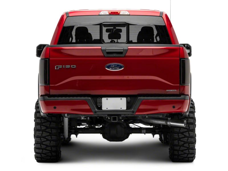 Load image into Gallery viewer, Raxiom 15-17 Ford F-150 Axial Series LED Tail Lights- Blk Housing (Smoked Lens)