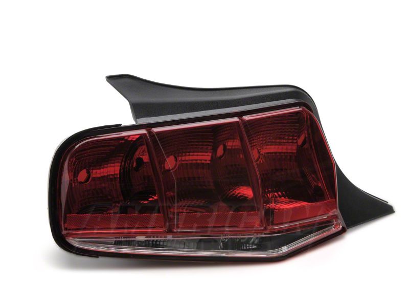 Load image into Gallery viewer, Raxiom 10-12 Ford Mustang Aero Tail Lights- Blk Housing (Smoked Lens)