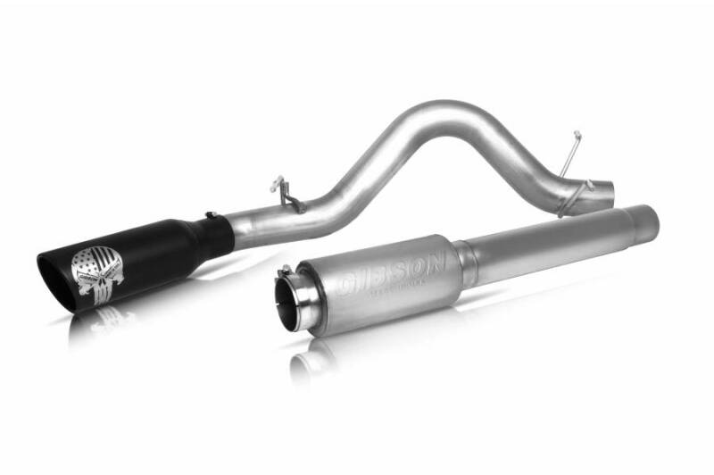 Load image into Gallery viewer, Gibson 2020 Ford F250/F350 SD Crew Cab (Short Bed) 7.3L Cat-Back Exhaust - Patriot Flag Series