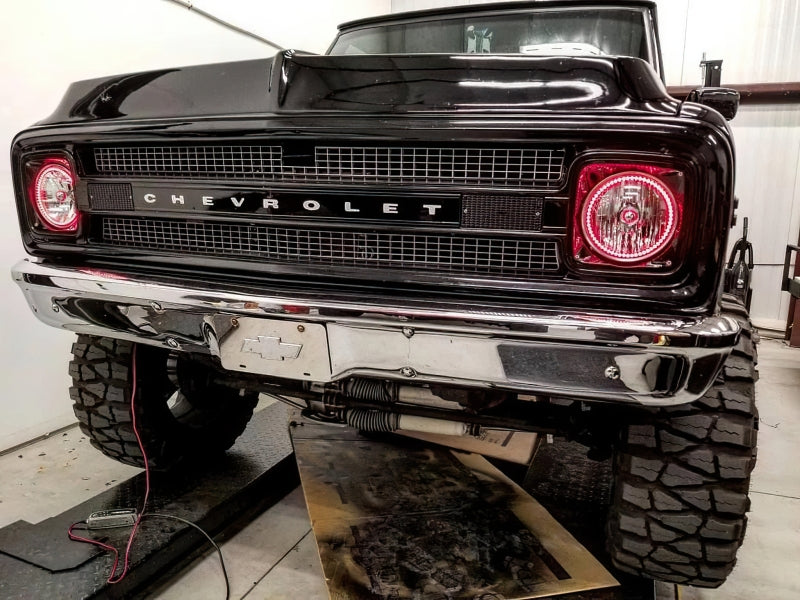 Load image into Gallery viewer, Oracle Pre-Installed Lights 7 IN. Sealed Beam - Red Halo