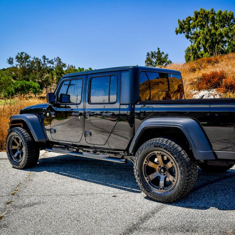 Load image into Gallery viewer, Westin 20-22 Jeep Gladiator PRO TRAXX 4 Oval Nerf Step Bars - Black