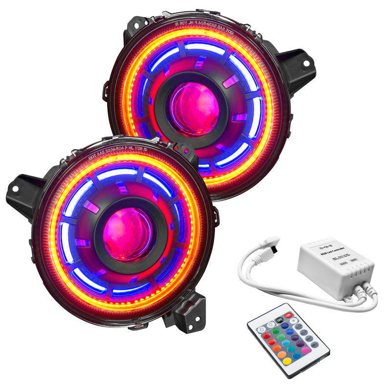 Load image into Gallery viewer, Oracle Oculus Bi-LED Projector Headlights for Jeep JL/Gladiator JT - w/ Simple Controller
