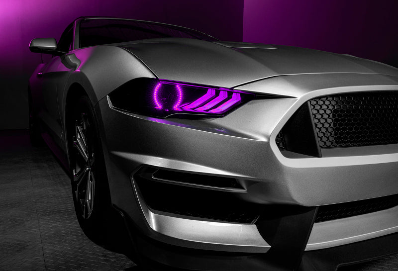 Load image into Gallery viewer, Oracle 18-21 Ford Mustang Dynamic DRL w/ Halo Kit & Sequential Turn Signal - ColorSHIFT
