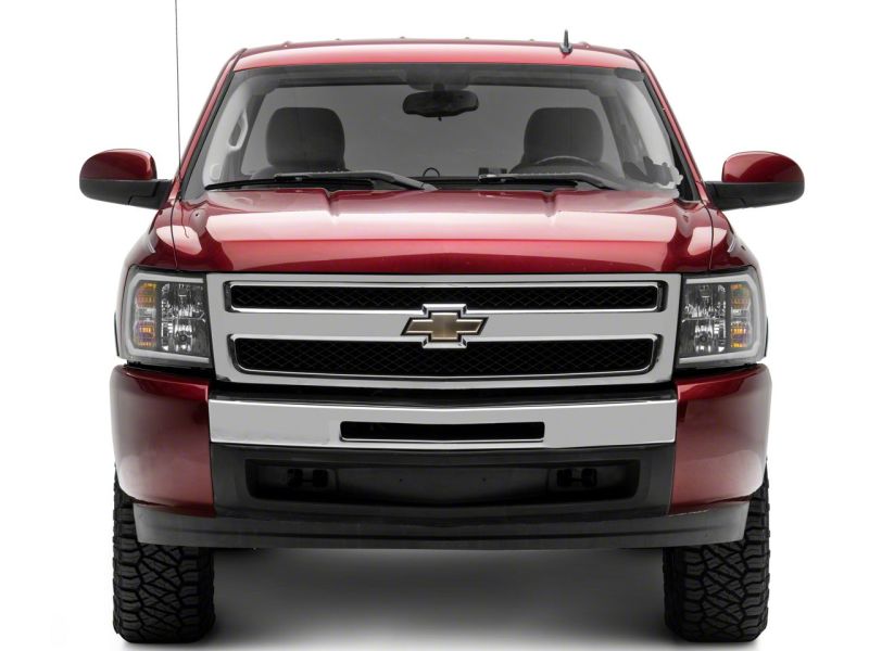 Load image into Gallery viewer, Raxiom 07-13 Chevrolet Silverado 1500 Axial Series Headlights w/ LED Bar- Black Housing (Clear Lens)