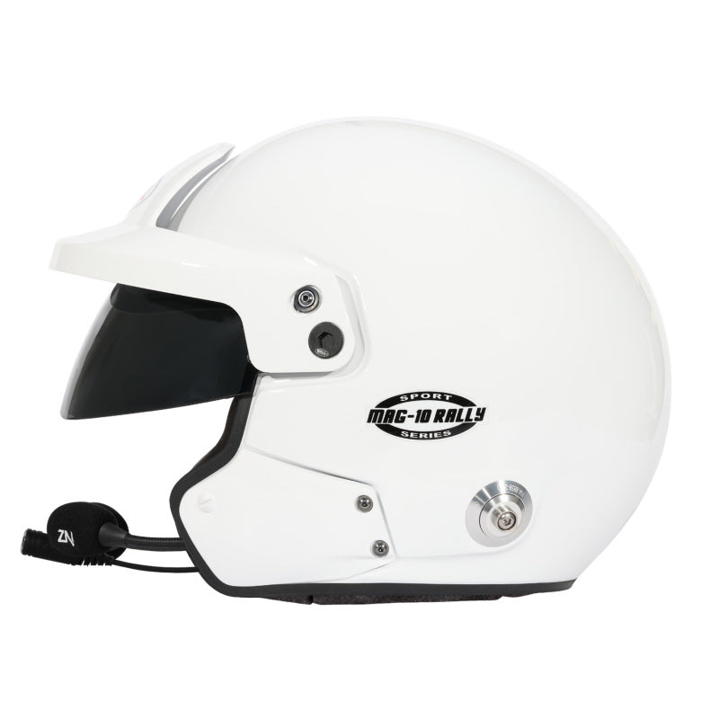 Load image into Gallery viewer, Bell Helmet Mag-10 Rally Sport White (Hans) Xs(55-56) Fia8859-2024