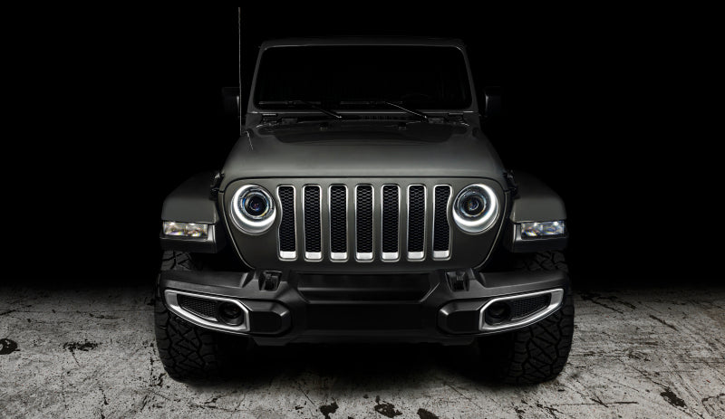 Load image into Gallery viewer, Oracle Oculus Bi-LED Projector Headlights for Jeep JL/Gladiator JT Satin Silver 5500K