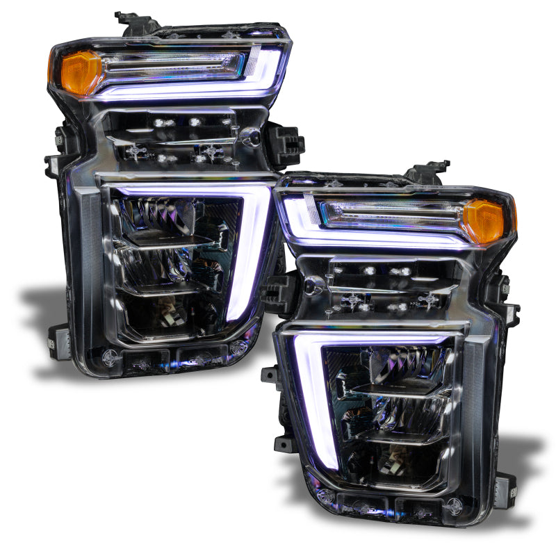 Load image into Gallery viewer, Oracle 2021 Chevy Silverado HD 2500/3500 RGB+W Headlight DRL Upgrade Kit ColorSHIFT 2
