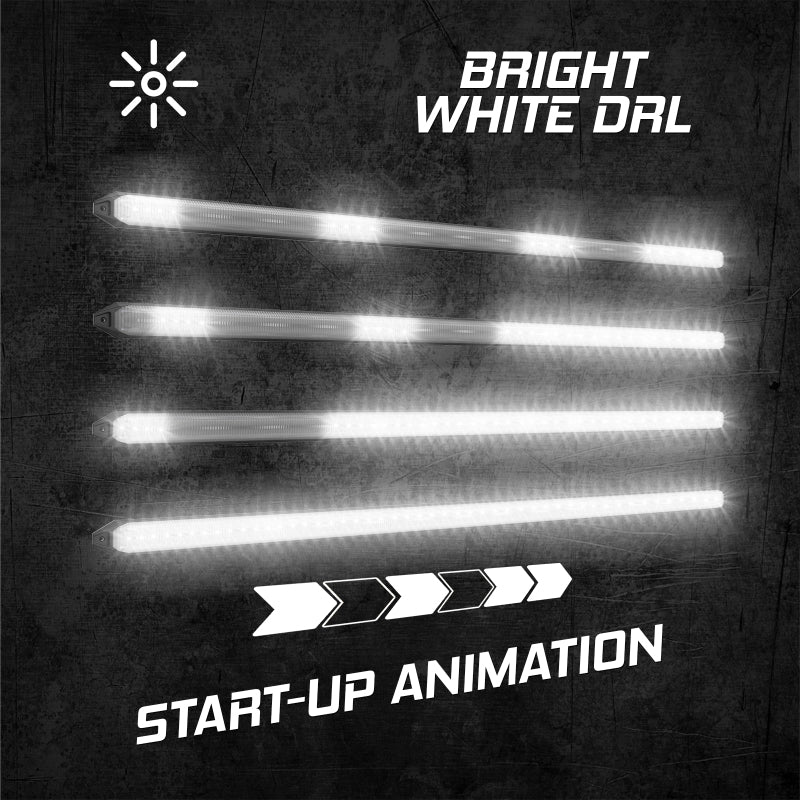 Load image into Gallery viewer, XK Glow 14In Switchback Grill Lights with Start-up Animation & Sequential Turn Signals