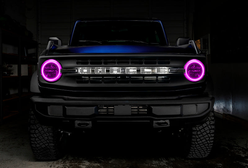Load image into Gallery viewer, Oracle 2021 Ford Bronco Base Headlight LED Halo Kit - ColorSHIFT - w/ BC1 Controller