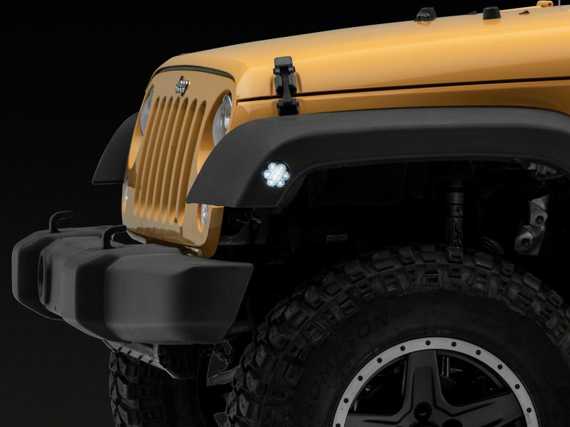 Load image into Gallery viewer, Raxiom 07-18 Jeep Wrangler JK Axial Series White LED Side Marker Lights- Smoked