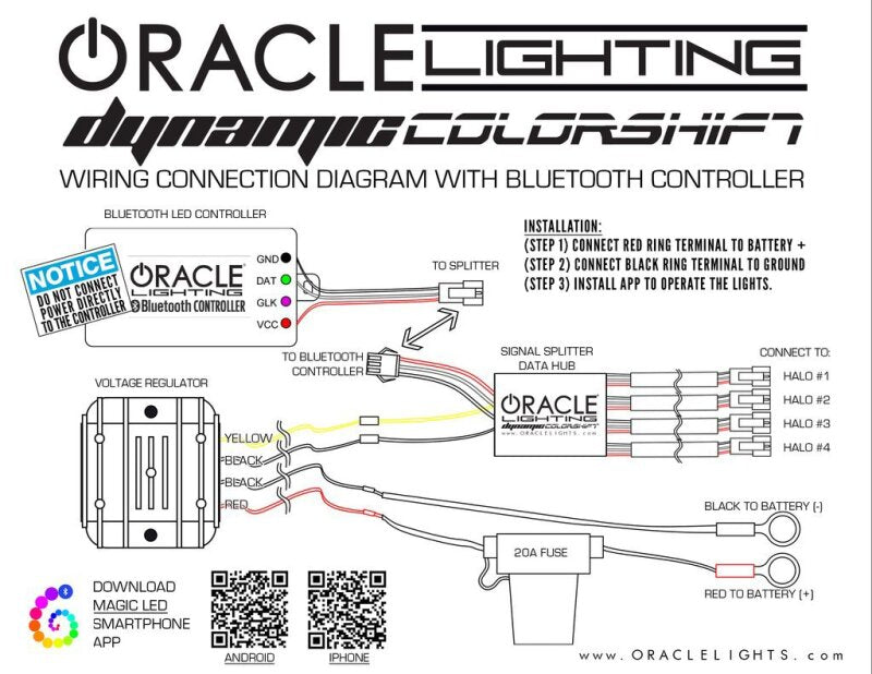 Load image into Gallery viewer, Oracle 1621 Toyota Tacoma Dynamic RGBW Headlight DRL Upgrade Kit ColorSHIFT Dynamic