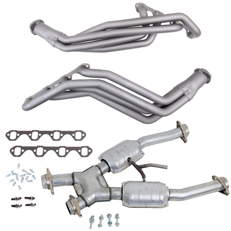 Load image into Gallery viewer, BBK 94-95 Ford Mustang 5.0L Manual Trans 1-5/8 Long Tube Headers w/Catted X-Pipe (Ti Ceramic)