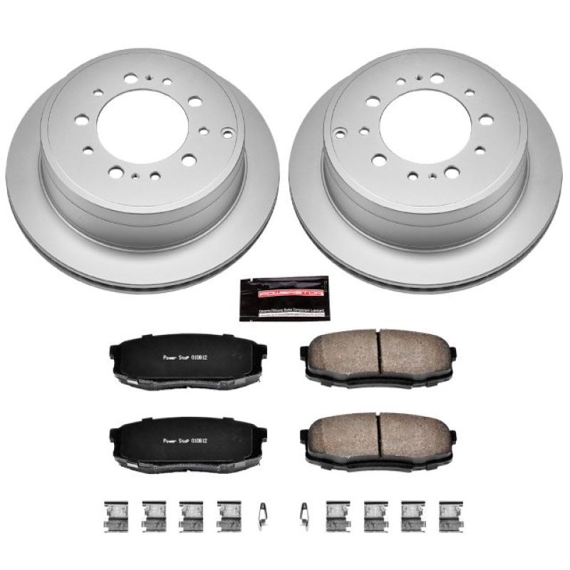 Load image into Gallery viewer, Power Stop 08-11 Lexus LX570 Rear Z17 Evolution Geomet Coated Brake Kit