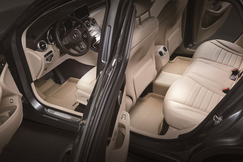 Load image into Gallery viewer, 3D MAXpider 2022+ Toyota Tundra Crew Max Kagu 1st & 2nd Row Floor Liner - Black