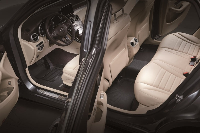 Load image into Gallery viewer, 3D MAXpider 2018-2020 Jeep Wrangler JL Unlimited Kagu 1st & 2nd Row Floormats - Black