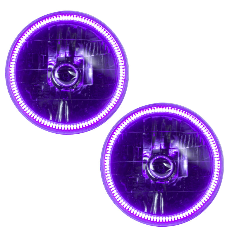 Load image into Gallery viewer, Oracle Lighting 97-06 Jeep Wrangler TJ Pre-Assembled LED Halo Headlights -UV/Purple